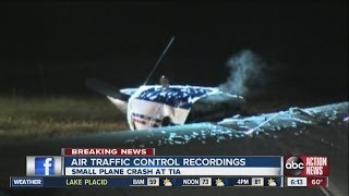 Breaking 0615: Distress calls - Small plane crash at Tampa International Airport sends pilot to hosp