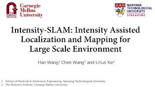 [RA-L 2021] Intensity-SLAM: Intensity Assisted Localization and Mapping for Large Scale Environment