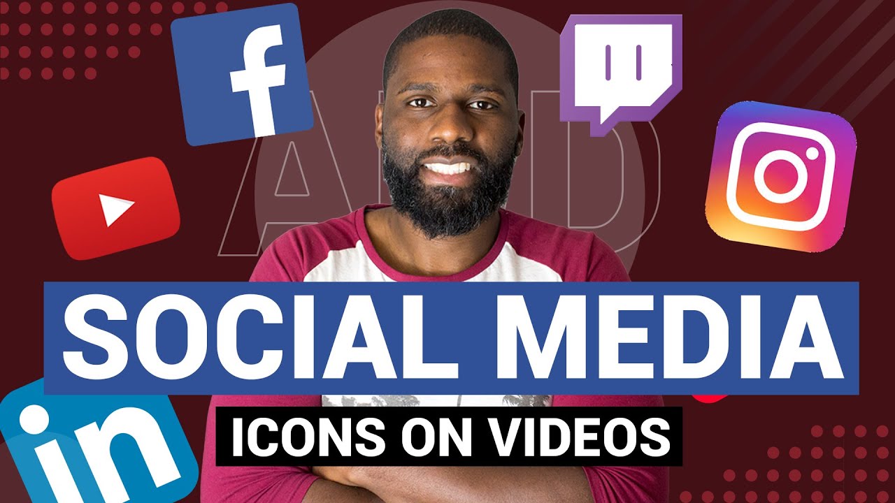 How To Add Social Media Icons To Youtube Videos Youtube