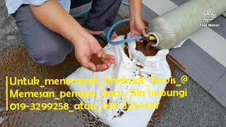 Step by step Penyelenggaraan dan servis Master Water Filter, Penapis air luar rumah