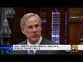 Gov. Abbott signs mental health and school safety bills