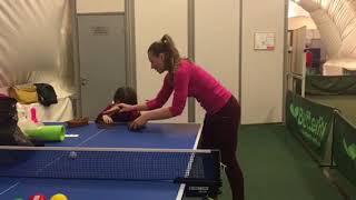 Table tennis for Children with cerebral palsy.  Настольный теннис для детей с ДЦП