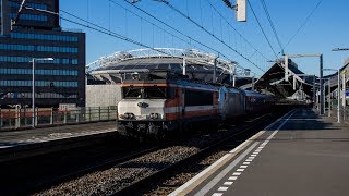 Railexperts 9901 with Alpen Express passes Amsterdam Bijlmer-ArenA