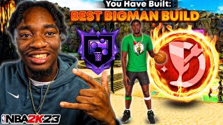 THIS BIG MAN BUILD with a 99 REBOUND IS UNSTOPPABLE IN NBA 2K23! BEST CENTER BUILD TO MAKE NBA2K23