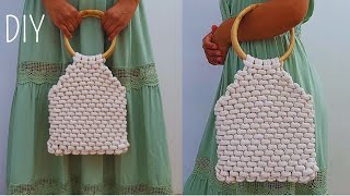 👜💁‍♀DIY BOLSO de MACRAME (paso a paso) | DIY Macrame Bag Tutorial