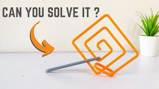 Can You Solve This Impossible Looking Spiral Puzzle ? | 3D Printed Puzzle