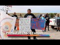 Protest at Chaco Canyon