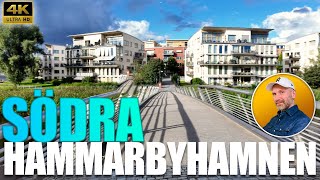 Södra Hammarbyhamnen - A 4K Journey from Skanstull to Sickla Udde