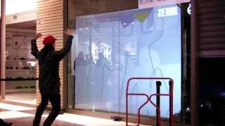 Installation Interactive Kinect + Processing