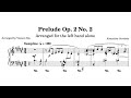 A. Scriabin/V. Xia - Prelude Op. 2 No. 2, arranged for the left hand alone