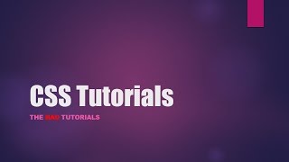 CSS Tutorial - 4: Attribute Selectors