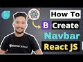 How to Create React NAVBAR using React Router& Build Navbar With React & React Router -Newton School