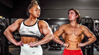 IS PRO FEMALE BODYBUILDER STRONGER THAN A MAN?