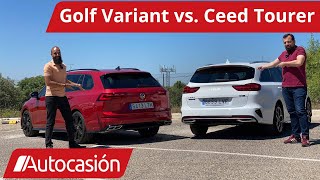 KIA Ceed Tourer vs Volkswagen Golf Variant / Comparativa / Test / Review en español