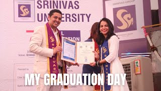 Graduation day vlog👩‍🎓🎓| Srinivas University | #college #graduation #convocationday