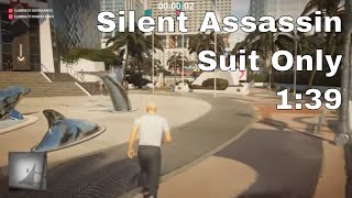 The Finish Line (Miami) - Silent Assassin, Suit Only, No KO - 1:39 - HITMAN 2