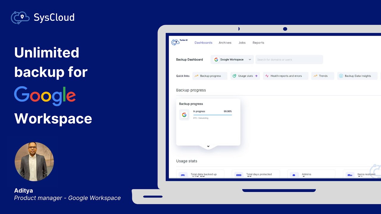Syscloud Backup For Google Workspace Overview Youtube