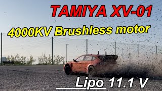 TAMIYA XV-01 Lipo 11.1V breakdown and repair story 故障修復レポート有ります。壊れたら補強修復を！#TAMIYA #xv01 #rcrally