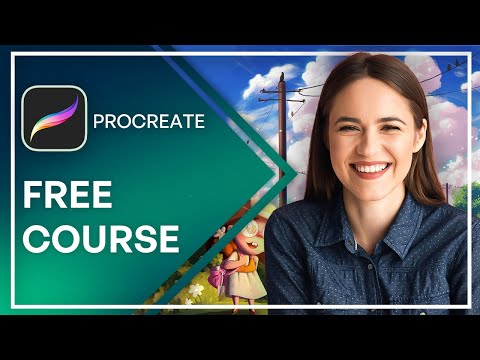 Free Procreate for Beginners Course (Graphic Design and Illustration Tutorial)