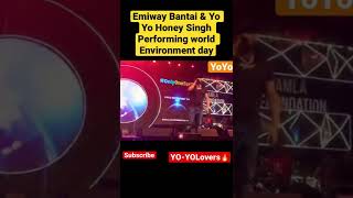 Yo Yo Honey Singh & Emiway Bantai Performing World Environment Day | Yo Yo Honey Singh New update