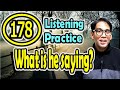 What is he saying?(178) (Listening Practice) [ ForB English Lesson ]