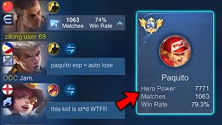 NEVER UNDERESTIMATE GLOBAL PAQUITO  OR ELSE… (instant regret)