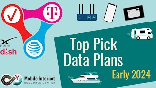 Best Data Plans for RV Mobile Internet - AT&T, Verizon, T-Mobile Cellular Hotspot & Starlink