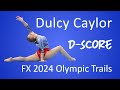 Dulcy Caylor - D-Score - Floor - Day 1 - Gymnastics 2024 U.S. Olympic Trials - 2022-2024 CoP