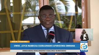 Owek. Joyce Nabbosa Ssebugwawo Afiiriddwa Omwana, Obwakabaka Bumukungubagidde