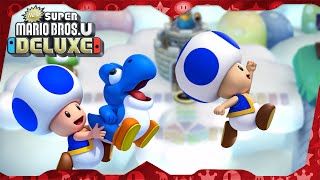 New Super Mario Bros. U Deluxe ᴴᴰ | World 7 (All Star Coins) Solo Blue Toad