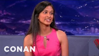 Young Scientist Award Winner Eesha Khare Interview Pt. 1 06/13/13 | CONAN on TBS