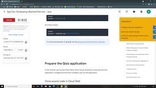 App Dev: Developing a Backend Service - Java | Qwiklabs [GSP170]