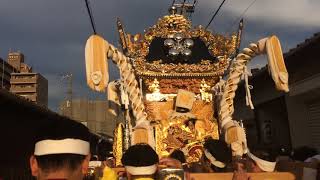 平成29年 英賀神社 秋季例大祭 本宮 付城 練り上げ 御蔵〜公民館