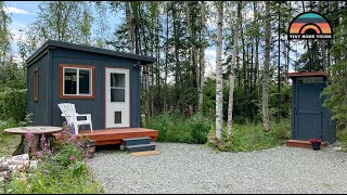 Her DIY Alaskan 10'x18' Shed Tiny House - Living Simple & Free For $3k