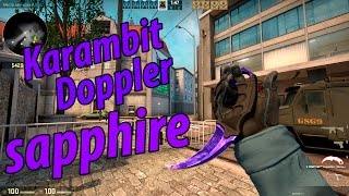 ★ StatTrak™ Karambit | Sapphire Doppler