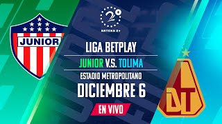 Junior vs Tolima Liga BetPlay EN VIVO Narrado por: Alberto Mercado, Ángel Julio y Mike Fajardo