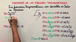 Derivadas de las funciones trigonométricas