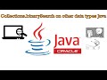 Java Programming Tutorial (TAGALOG VERSION) - #40 Collections.binarySearch on other data types Java