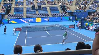 Kei Nishikori practice court level JAPAN OPEN 2024_錦織圭ポイント練習木下オープン2024