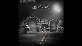 Muhrram Coming Soon Status 2022/1444 Farhan Ali Waris Noha  Baba Jan By Shia Status