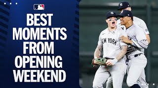Best moments from an action-packed MLB Opening Weekend!