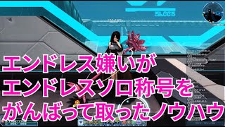 エンドレス嫌いのエターナルロナーがエンドレスソロ称号の取得方法のノウハウを共有する動画 - PSO2【kanbatch】