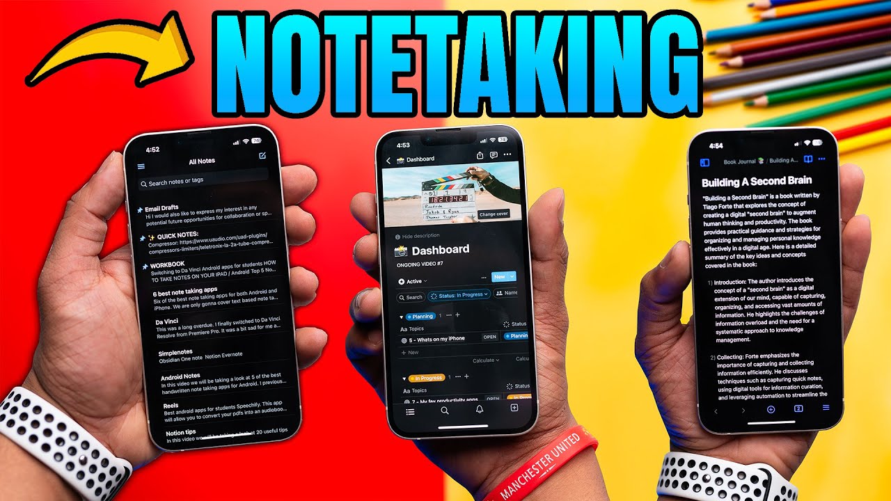 Top 6 BEST Note Taking Apps For Android & IPhone / IPad | 2023 📝📱 - YouTube