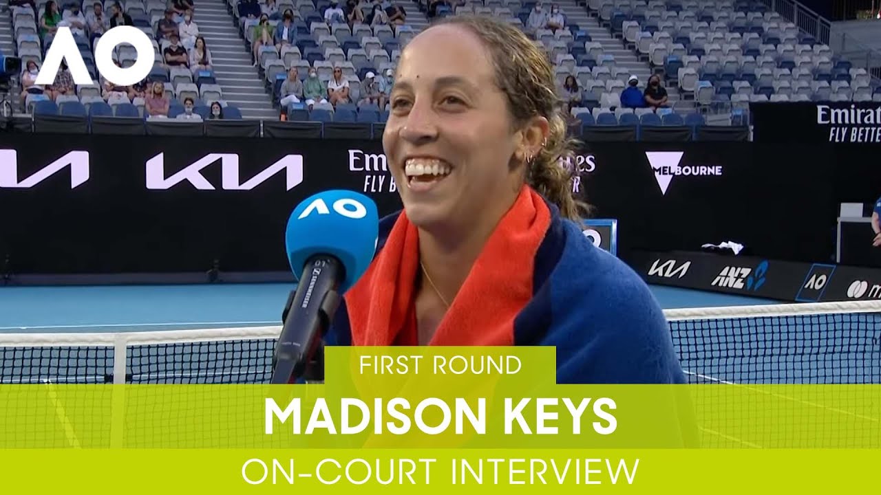 Madison Keys On-Court Interview (1R) | Australian Open 2022 1 - YouTube