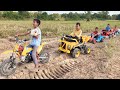 Motorbike Pull Dump Truck and Tractor