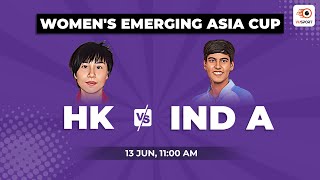 HK vs IND A Fantasy Prediction | Hong Kong vs India A Fantasy Tips | Women's Emerging Asia Cup