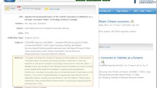Business Source Complete Basic Search Tutorial