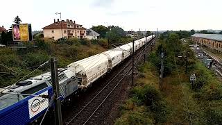 Passage de la Vossloh Euro 4009 Europorte à Metz Sablon