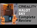 Creality HALOT SKY (CL-89) - Complete review resin 3D printer