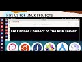Fix Cannot Connect to the RDP server